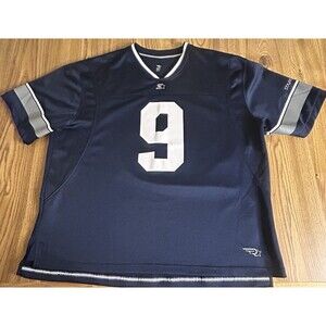 Starter Jersey Dallas Cowboys (Tony Romo #9) Navy w/ Silver Men’s Size XLarge